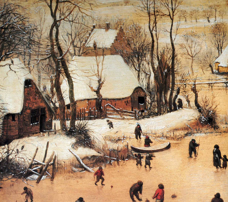 Paysage D Hiver Avec Patineurs Et Trappe Aux Oiseaux Page 4
